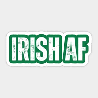 IRISH AF Sticker